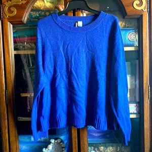 HM knit sweater royal blue